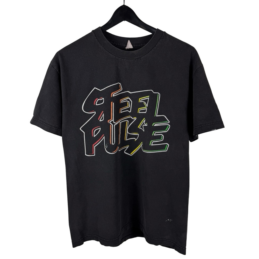 Vintage 2000s Steel Pulse Reggae Band Double Sided Music Shirt Size L